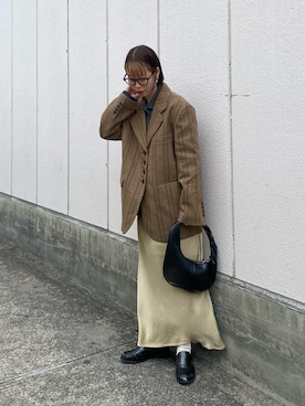 「アイテム（その他シューズ）」を使った、misakiさん（レディース・160cm）の秋コーディネート