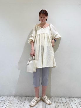 「SMELLY」｜misakiさん（レディース・160cm）の春コーディネート