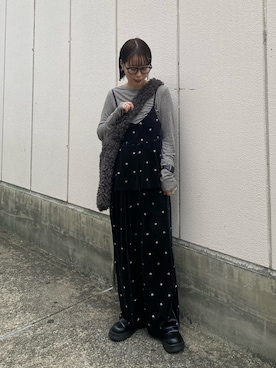 「アイテム（ファッション雑貨）」を使った、misakiさん（レディース・160cm）の秋コーディネート