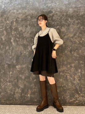 「kbf_ootd」｜misakiさん（レディース・160cm）の秋コーディネート