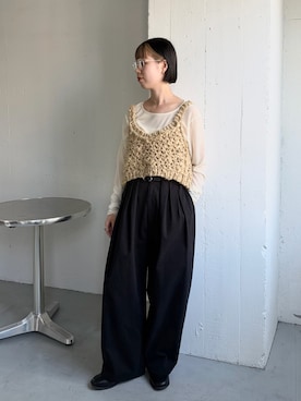「kbf_ootd」｜misakiさん（レディース・160cm）の秋コーディネート