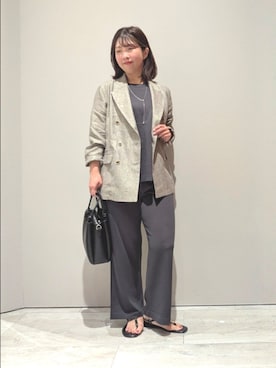 「qualite（カリテ）のアイテム」を使った、HATTORIさん（レディース・155cm）の春コーディネート