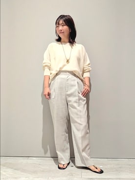 「qualite（カリテ）のアイテム（アクセサリー）」を使った、HATTORIさん（レディース・155cm）の春コーディネート