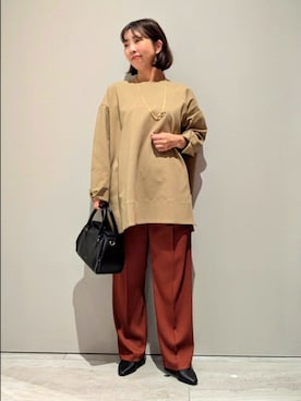 「アイテム（ブーツ）」を使った、HATTORIさん（レディース・155cm）の秋コーディネート