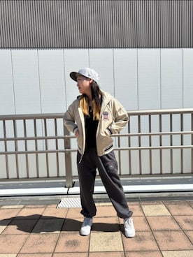 「レザーコーデ」｜あいさん（レディース・161cm）の秋コーディネート