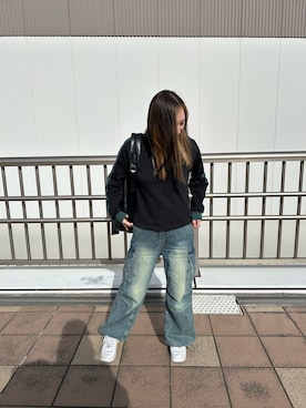 「AVIREX海老名」｜あいさん（レディース・161cm）の冬コーディネート