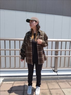 「AVIREX海老名」｜「アイテム（帽子）」を使った、あいさん（レディース・161cm）の秋コーディネート