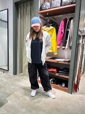 「AVIREX海老名」｜「アイテム（帽子）」を使った、あいさん（レディース・161cm）の冬コーディネート