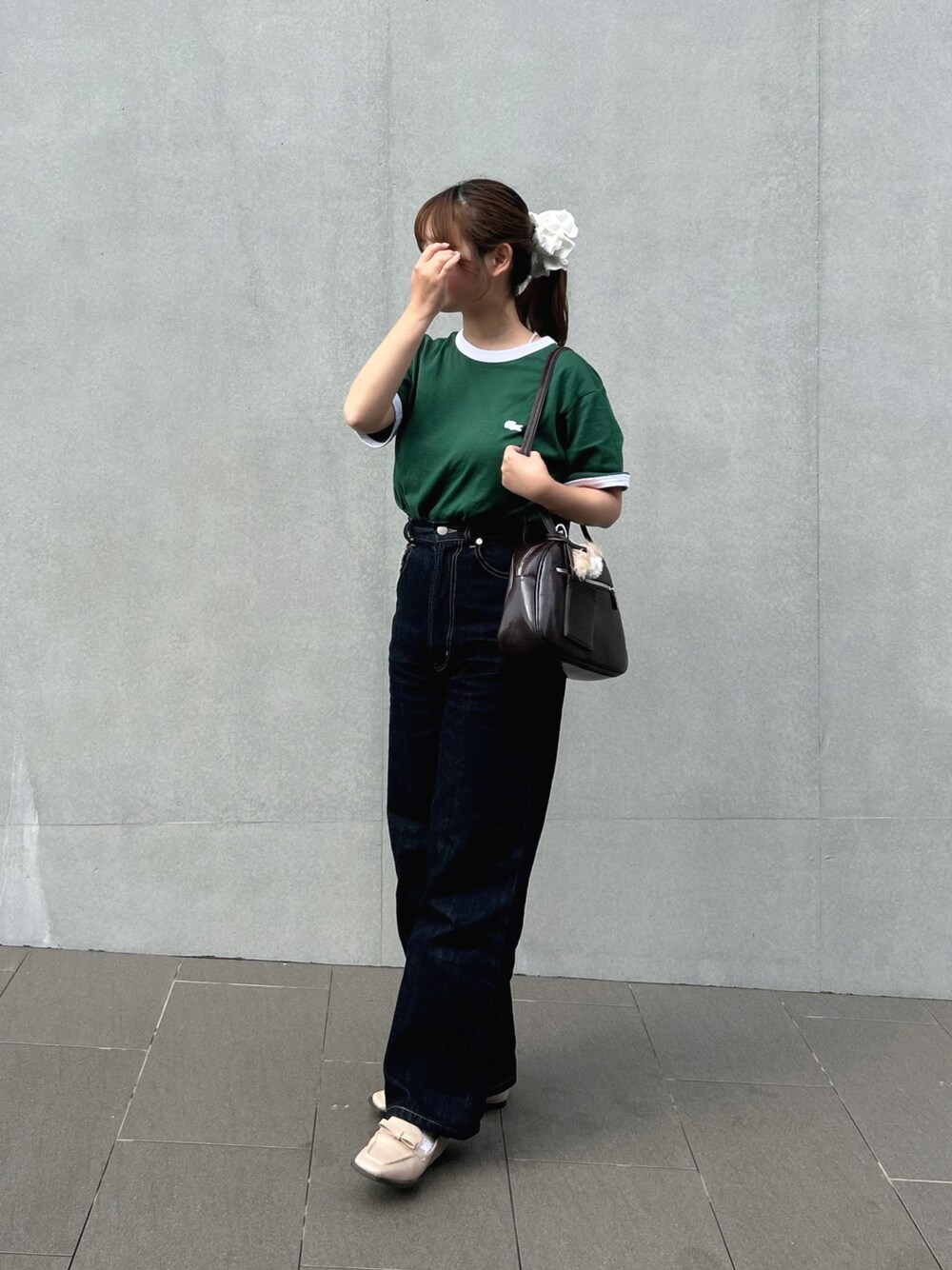 デニムが魅力★コーデのアクセントに♪【CHANEL】シュシュ 身に着けているだけで気分アップ☆】CHANEL デニム シュシュ