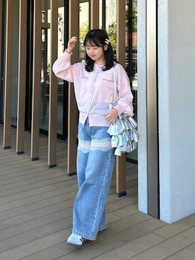 momo🐇さん（レディース・153cm）の春コーディネート