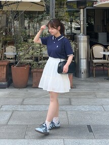 Malbon ポロシャツ＆スカートセット ホワイト系✨爽やかコーデ 1744986951_215.jpg