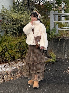 momo🐇さん（骨格ストレート・レディース・153cm）の秋コーディネート