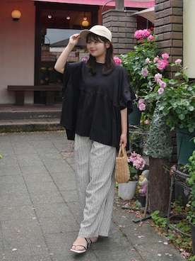 momo🐇さん（レディース・153cm）の春コーディネート