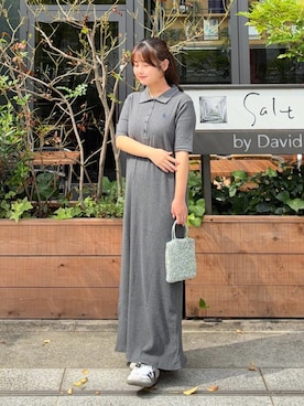 「U.S. POLO ASSN.（ユーエスポロアッスン）のアイテム」を使った、momo🐇さん（レディース・153cm）の夏コーディネート