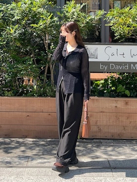 「GeeRA（ジーラ）のアイテム」を使った、momo🐇さん（レディース・153cm）の春コーディネート