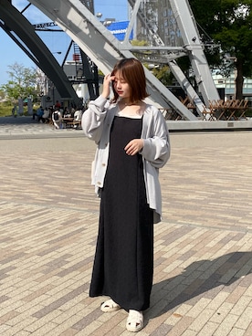 「WEGO（ウィゴー）のアイテム」を使った、momo🐇さん（骨格ストレート・レディース・153cm）の夏コーディネート