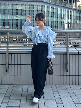 momo🐇さん（レディース・153cm）の春コーディネート