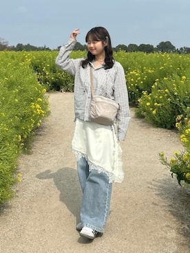 「ARC'TERYX（アークテリクス）のアイテム」を使った、momo🐇さん（レディース・153cm）の春コーディネート