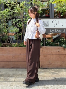 「BONLECILL（ボンルシール）のアイテム」を使った、momo🐇さん（レディース・153cm）の夏コーディネート
