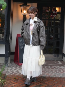 momo🐇さん(レディース・153cm)の秋コーディネート
