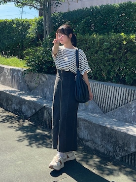 「アイテム（財布/小物）」を使った、momo🐇さん（レディース・153cm）の夏コーディネート