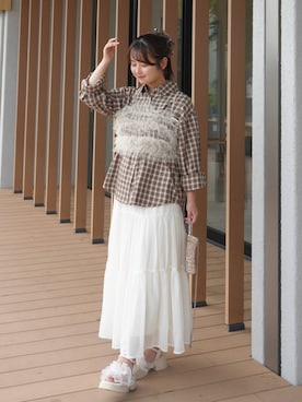 momo🐇さん（レディース・153cm）の夏コーディネート