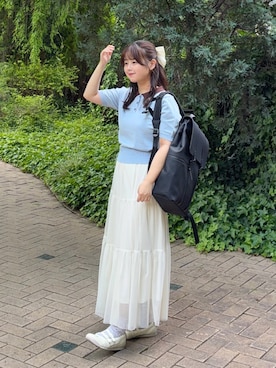 momo🐇さん（レディース・153cm）の春コーディネート