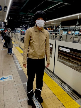 「JIL SANDER（ジルサンダー）のアイテム（ジャケット/アウター）」を使った、emuさん（メンズ・177cm）の冬コーディネート