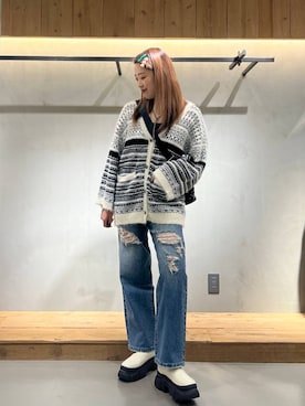 「PAGEBOY（ページボーイ）のアイテム（ブーツ）」を使った、ちぃ。さん（骨格ストレート・レディース・165cm）の秋コーディネート