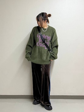 「PAGEBOY（ページボーイ）のアイテム（アクセサリー）」を使った、ちぃ。さん（骨格ストレート・レディース・165cm）の秋コーディネート