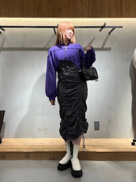 「PAGEBOY（ページボーイ）のアイテム（ワンピース/ドレス）」を使った、ちぃ。さん（骨格ストレート・レディース・165cm）の冬コーディネート
