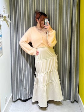 「FOREVER 21（フォーエバー トゥエンティーワン）のアイテム（ネックレス）」を使った、ちぃ。さん（レディース・165cm）の秋コーディネート