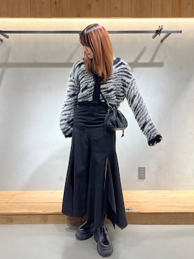 「PAGEBOY（ページボーイ）のアイテム（ブーツ）」を使った、ちぃ。さん（骨格ストレート・レディース・165cm）の秋コーディネート