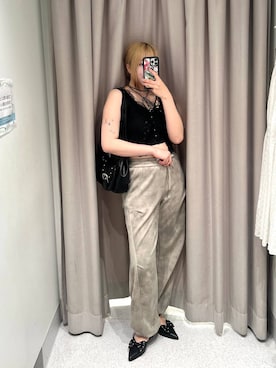 「アイテム（チョーカー）」を使った、ちぃ。さん（レディース・165cm）の夏コーディネート