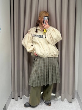 「FOREVER 21」｜「アイテム（ジャケット/アウター）」を使った、ちぃ。さん（レディース・165cm）の春コーディネート
