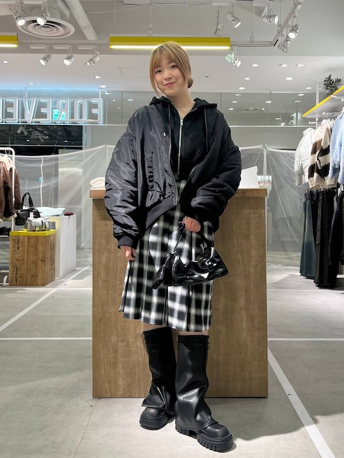 セール】【2024FW】袖シャーリングMA1（MA-1）｜FOREVER 21