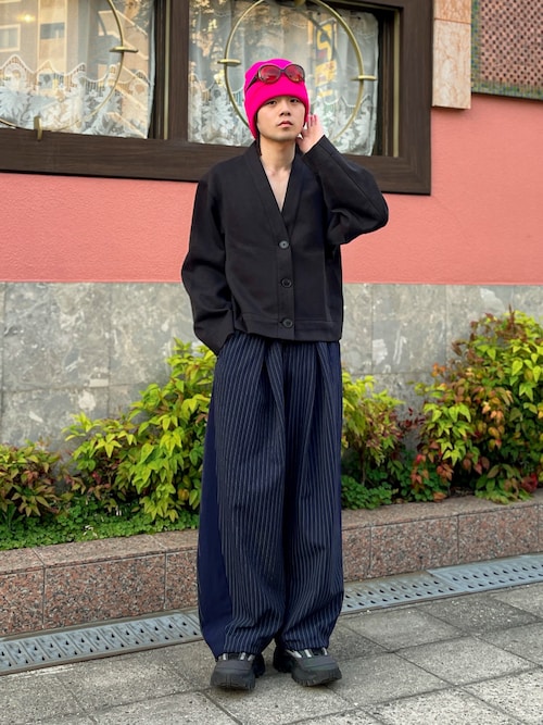 セール】atmos pink Stripe Balloon Pants / アトモス ピンク