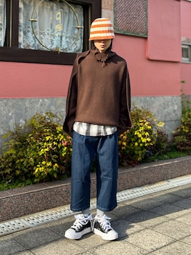 IRENE（アイレネ）の「Mix Cable Cropped Knit（ニット/セーター