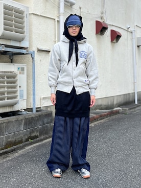 「ストリートファッション」｜ゆーぼうさん（メンズ・169cm）の冬コーディネート