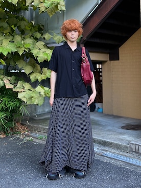 「FILA（フィラ）のアイテム」を使った、ゆーぼうさん（メンズ・169cm）の夏コーディネート