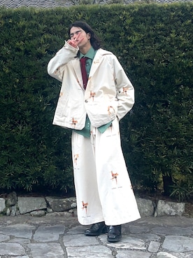 「Sillage（シアージ）のアイテム（ジャケット/アウター）」を使った、ruiさん（メンズ・174cm）の冬コーディネート