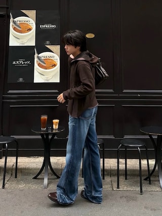 「HARUTA(ハルタ)のHARUTA ハルタ カップインソールコインローファー(ヒールアップ) #46030 3E(ローファー)」を使った、ryuseiさん(メンズ・168cm)の秋コーディネート