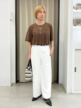 「grove（グローブ）のアイテム」を使った、ee___grさん（レディース・163cm）の夏コーディネート
