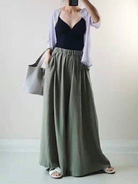 「Coo+i（クーイ）のアイテム」を使った、ミエさん（レディース・158cm）の秋コーディネート