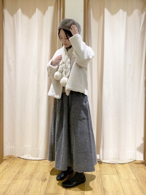 TSUHARU by Samansa Mos2 無染色ウールニットベスト 今季品 TSUHARU by Samansa Mos2（ツハルバイサマンサモスモス）の「無染色