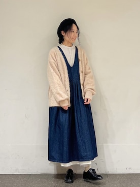 marin.🐏さん（レディース・160cm）の冬コーディネート