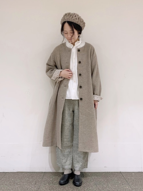 TSUHARU by SM2 ⭐︎レース貼りウール混コート 美品 TSUHARU by