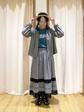 marin.🐏さん（レディース・160cm）の春コーディネート