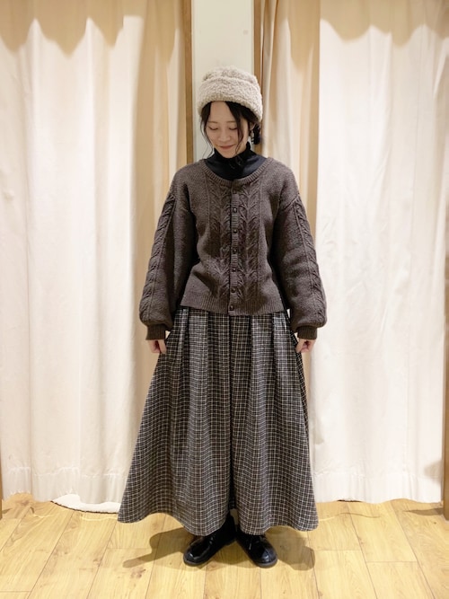 新品 ツハル TSUHARU by SM2 無染色ウールニット前後着カーディガン ツハル 無染色ウールニット前後着カーディガン サマンサモスモス