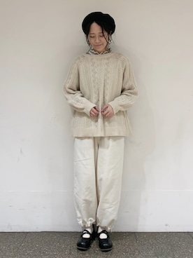 marin.🐏さん（レディース・160cm）の冬コーディネート